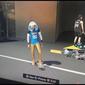 2k20 mascot and cloths glitch
